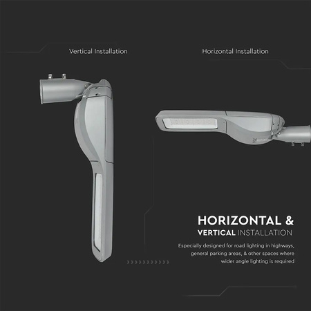 Pouliční lampa LED 120W 4000K CLASS II + III-M Typ SAMSUNG CHIP VT-120ST V-TAC
