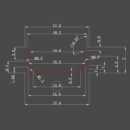 Hliníkový profilový štít pro LED pásky černý Sanico Goldlux