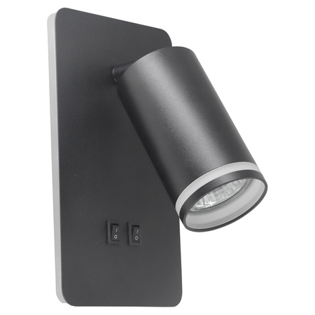 Nástěnná lampa 6W 300lm 4000lm Neutrální 120° GU10 černá PARIS Sanico Goldlux