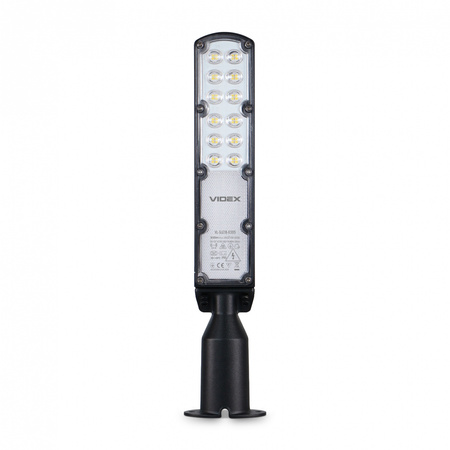 Venkovní pouliční lampa LED 30W 3000lm 5000K Neutral IP65 IK07 Black Videx