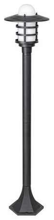 Venkovní LED zahradní lampa DARRINGTON E27 IP44 Tyč 96 cm Černá RABALUX