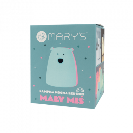 Dětské noční světlo LED 3000K Warm + Multicolour RGB Battery Blue MARY'S SMALL BEAR