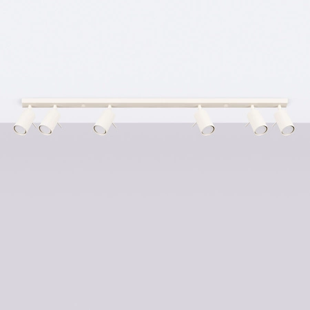 Bodové reflektorové stropní svítidlo Tuba 6x GU10 béžový kroužek Bittersweet Shimmer SL.1499 Sollux