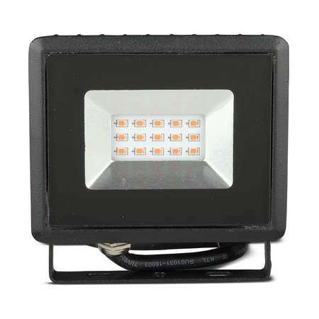 Reflektor LED 10W 850lm IP65 Black Red Light SMD VT-4011-C V-TAC