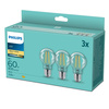 3x LED žárovka E27 A60 7W = 60W 806lm 2700K teplá bílá Filament PHILIPS