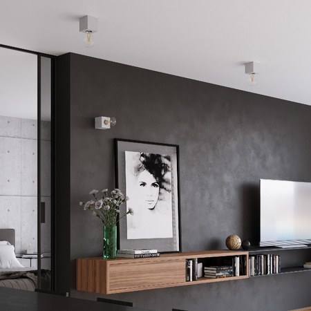 Betonová noční stolní lampa ARIZ E27 SOLLUX