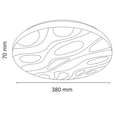 Plafond LED stropní svítidlo 24W 2600lm 4000K neutrální 120° bílá IP44 Cloud Sanico Goldlux