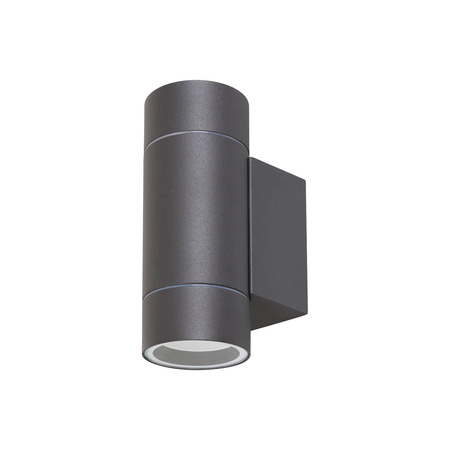 Zahradní lampa LED nástěnná lampa PHOENIX 2xGU10 IP54 horní-spodní trubice antracitová RABALUX
