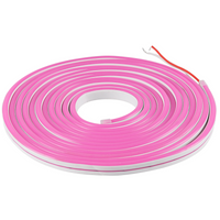 NEON Strip Flexibilní LED pásek 24V 40W Růžový IP65 12mm 5m