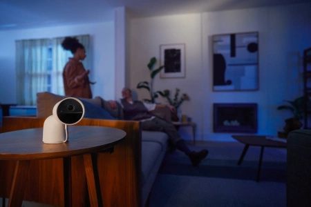 Vnitřní kamera Bezpečná drátová bílá se stojanem Noční vidění PHILIPS HUE WIFI Zigbee
