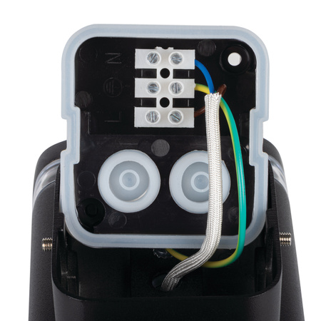 Venkovní nástěnné svítidlo GU10 IP54 Povrchová montáž Černá ZEVI Kanlux