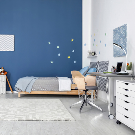 LED 5W 200lm CCT 270° dobíjecí černá stolní lampa Visua Kobi