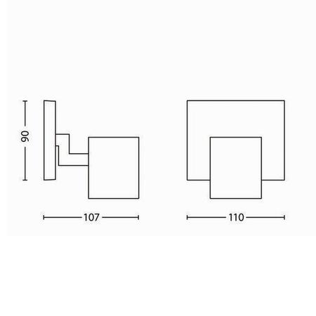 LED RUNNER GU10 Reflektor Stropní svítidlo pohyblivé bílé PHILIPS