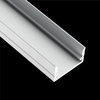 Povrchový Eloxovaný Hliníkový Profil pro LED Pásky KM35, Stříbrný 2m LUMILED
