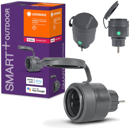 Inteligentní venkovní napájecí zásuvka EU 230V 3680W 16A LEDVANCE SMART+ ZigBee