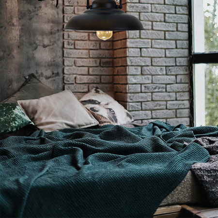 RETRO IL MIO ICELAND Závěsné stropní svítidlo 1xE27 černé - GOLDLUX (Polux)