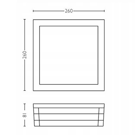 Zahradní LED venkovní stropní svítidlo MOONSHINE myGarden 2xE27 IP44 nástěnné svítidlo Antracit PHILIPS