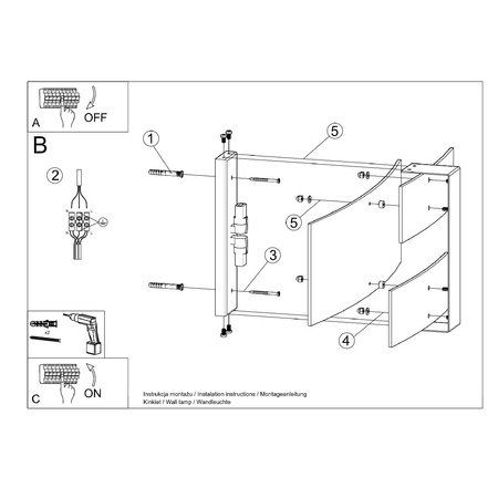 CELIA LED nástěnné svítidlo 2xG9 Nástěnná lampa bílá SOLLUX