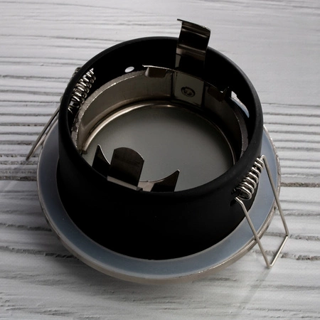 Halogenové Hermetické Koupelnové svítidlo IP44, Satén AQUS + LED GU10 36° 1.5W 4000K LUMILED