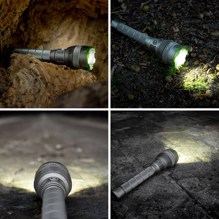 Taktická LED svítilna Vodotěsná dobíjecí USB- C 10000lm IPX7 / OB 4 Vayox