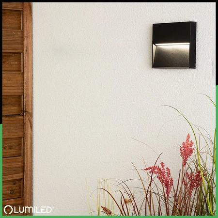 Zahradní nástěnná lampa 4W, IP54 PIVAR LUMILED