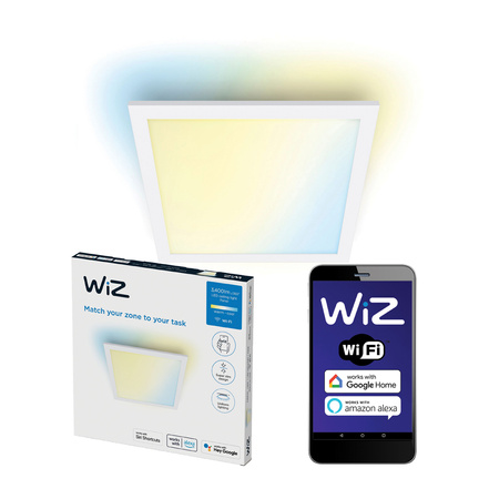 LED povrchový panel 60x60 Stropní světlo CASETON 36W White SMART WiFi WiZ