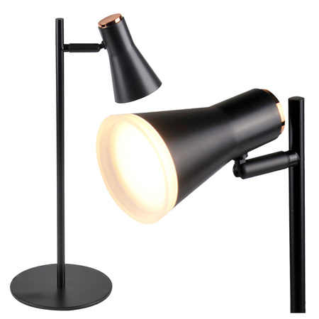Stolní lampa 4.2W LED BERG černá 3000K GOLDLUX (Polux)