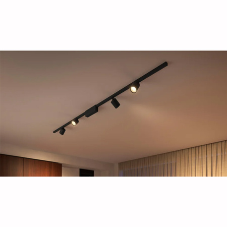 Perifo Lighting Rail Kit 2m + 4x LED reflektor 20,8W CCT RGB Philips HUE Bluetooth Black