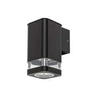 Zahradní lampa LED nástěnná lampa SINTRA GU10 IP44 Down Black RABALUX