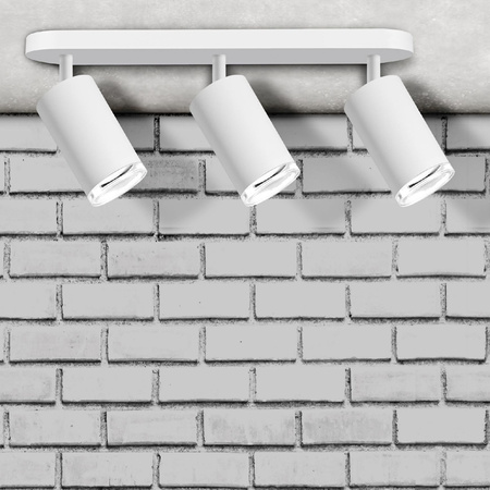 Nástěnné a stropní bodové svítidlo 3x GU10 bílé IP44 TURYN Sanico Goldlux