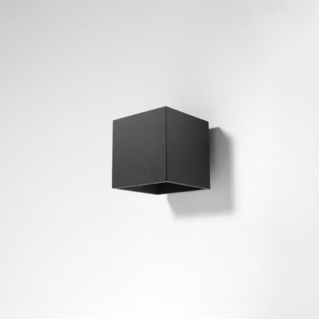 Nástěnné svítidlo QUAD 1 G9 Cube top and bottom Minimalist Black SOLLUX