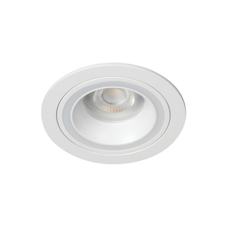 Stropní bodové svítidlo LED GU5.3 GU10 Circular White Feline Kanlux Flush-mounted Halogen Spot Luminaire