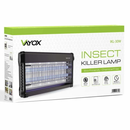 Insekticidní lampa Elektrická past 120m2 na mouchy komáry hmyz VAYOX