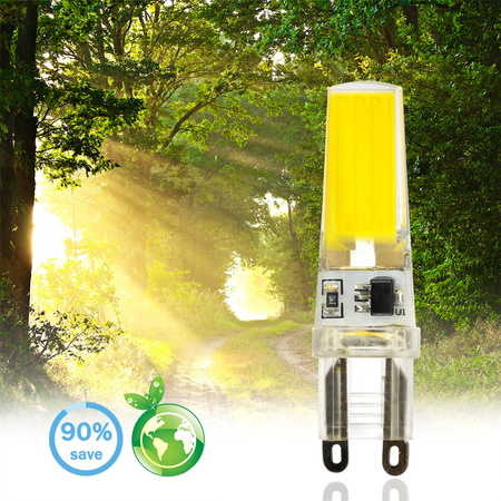 Žárovka LED G9, KAPSLE G9, 5W = 50W 550lm 6500K Studená bílá 360° COB LUMILED