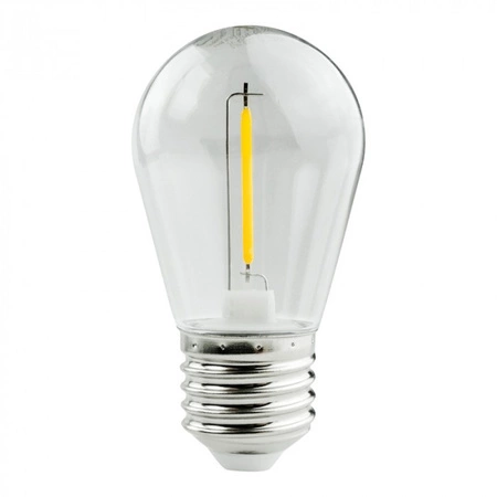 LED žárovka Edison S14 E27 1W 100lm 2700K teplá bílá FILAMENT Ecolight