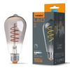 LED žárovka E27 ST64 Edison 4W 100lm 1800K teplá bílá 360° FILAMENT Smoke Dimmable Videx