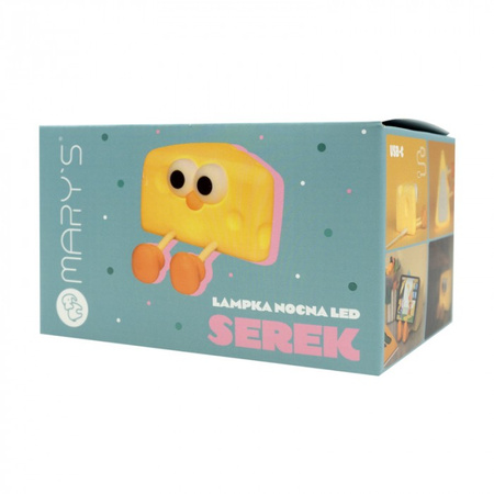 Dětské noční světlo LED 1W 3000K Warm USB dobíjecí 1200mAh žluté MARY'S SEREK
