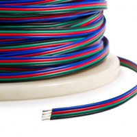 RGB kabel pro LED pásky 4-WIRE 4x0.45mm 100M