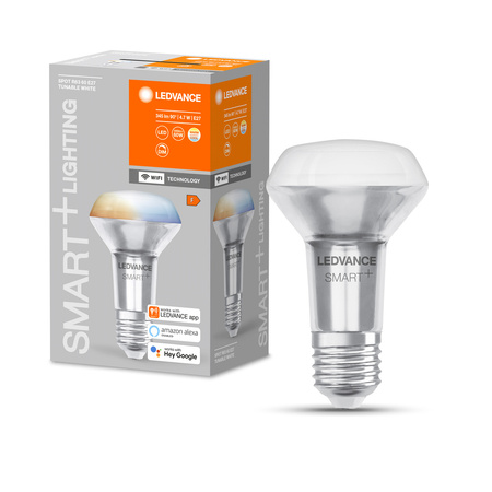 LED žárovka E27 R63 4,7W = 40W 345lm CCT 45° LEDVANCE SMART+ WIFI stmívatelná