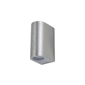 Zahradní lampa Elevační nástěnná lampa ARRIS 9515 2xGU10 IP54 Horní Spodní Inox Nowodvorski
