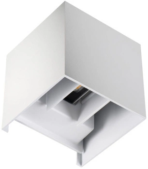 Svítidlo na fasádní LED svítidlo REKA Bílé NAHORU A DOLŮ 7W 500lm 840 Neutrální bila IP54 Kanlux