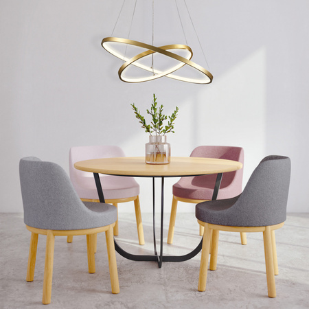 Závěsná LED lampa 35W 4600lm 4000K neutrální 120° zlatá LEA Sanico Goldlux