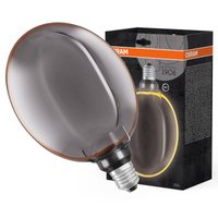 Dekorativní LED žárovka G183 Sphere E27 4W = 12W 110lm 1800K Warm 330° Smoke Filament Dimmable Vintage 1906 Osram