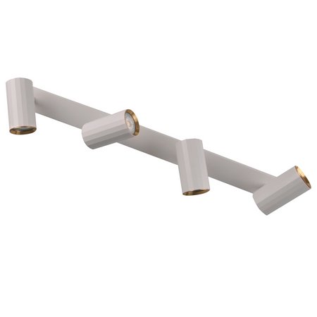 Nástěnné a stropní bodové svítidlo 4x GU10 White Gold NICEA Sanico Goldlux