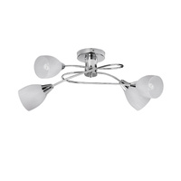 Stropní svítidlo 4x E14 Chrome Classic Amy Rabalux