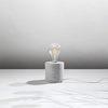 SALGADO E27 Betonová noční stolní lampa SOLLUX