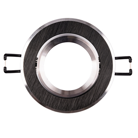 Halogenové stropní svítidlo pod omítku Kulaté pohyblivé svítidlo GU10 MR16 černé TRIAM LUMILED