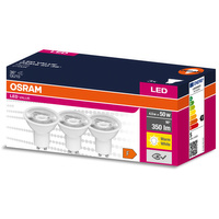 3x LED žárovka GU10 4.5W = 50W 350lm 2700K Teplá bílá 36° OSRAM HODNOTA