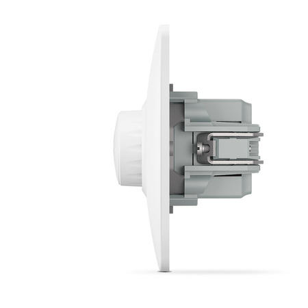 Stmívač s rámečkem 600W 10A Povrchová montáž BINERA VIDEX Bílá