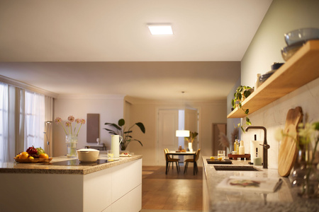 Panelová LED lampa pro povrchovou montáž TOUCH 12W 2700K 30cm stmívatelná bílá PHILIPS